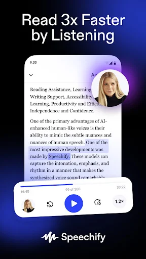Speechify – Voice AI Assistant screenshot 1