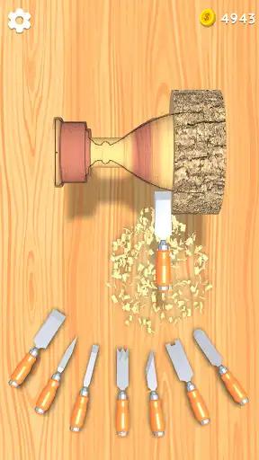 Wood Turning 3D - Carving Game screenshot 2