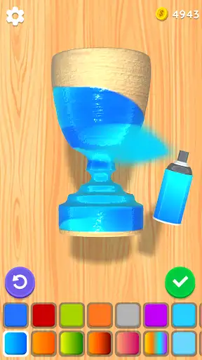 Wood Turning 3D - Carving Game screenshot 3