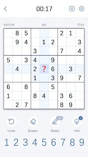 Sudoku Master! screenshot 1