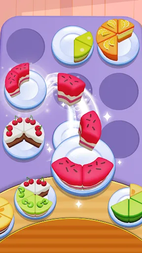 Cake Sort - Color Puzzle Game screenshot 1