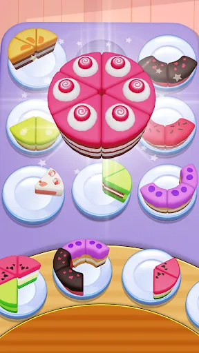 Cake Sort - Color Puzzle Game screenshot 3