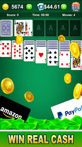 Solitaire Real Money: Win Cash screenshot 1