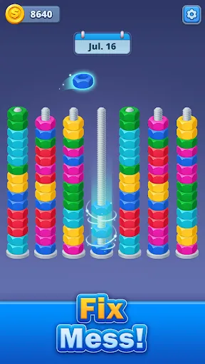 Nuts Factory: Sort Puzzle screenshot 1
