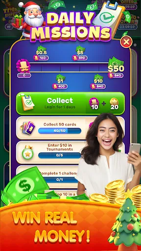Solitaire Riches : Win Cash screenshot 1