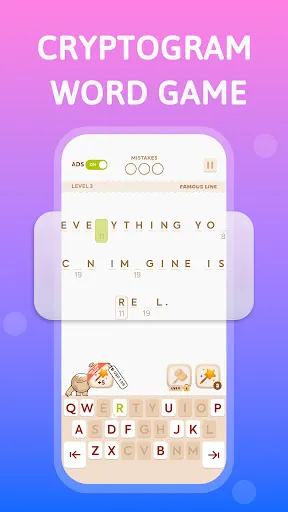 Cryptogram: Number & Word Game screenshot 2
