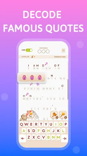 Cryptogram: Number & Word Game screenshot 3