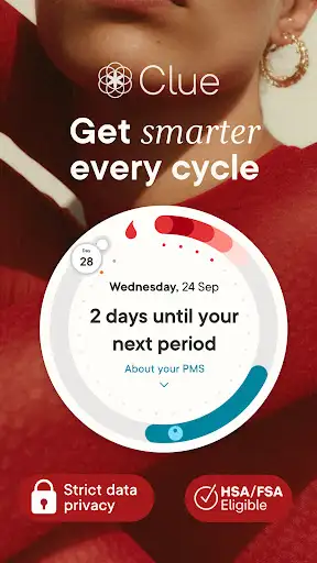 Clue Cycle & Period Tracker screenshot 1