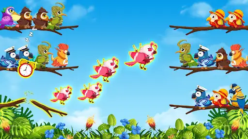 Bird Sort 2: Color Puzzle screenshot 1