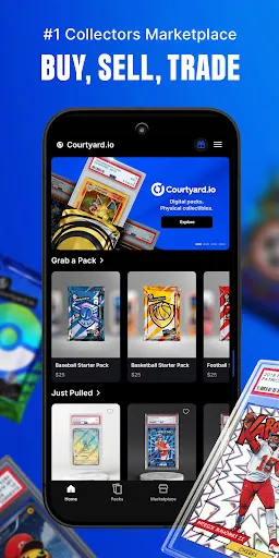 Courtyard - Trading Cards screenshot 1